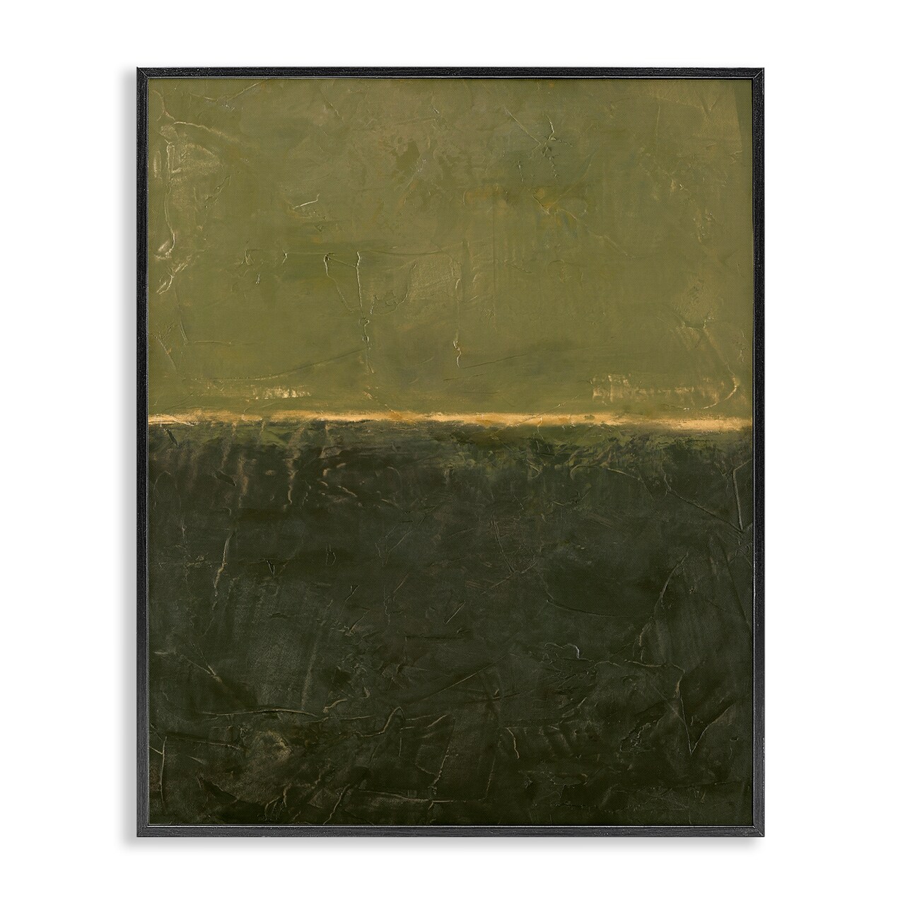 Stupell Industries Green Hued Rustic Abstract Framed Giclee By Design Fabrikken
